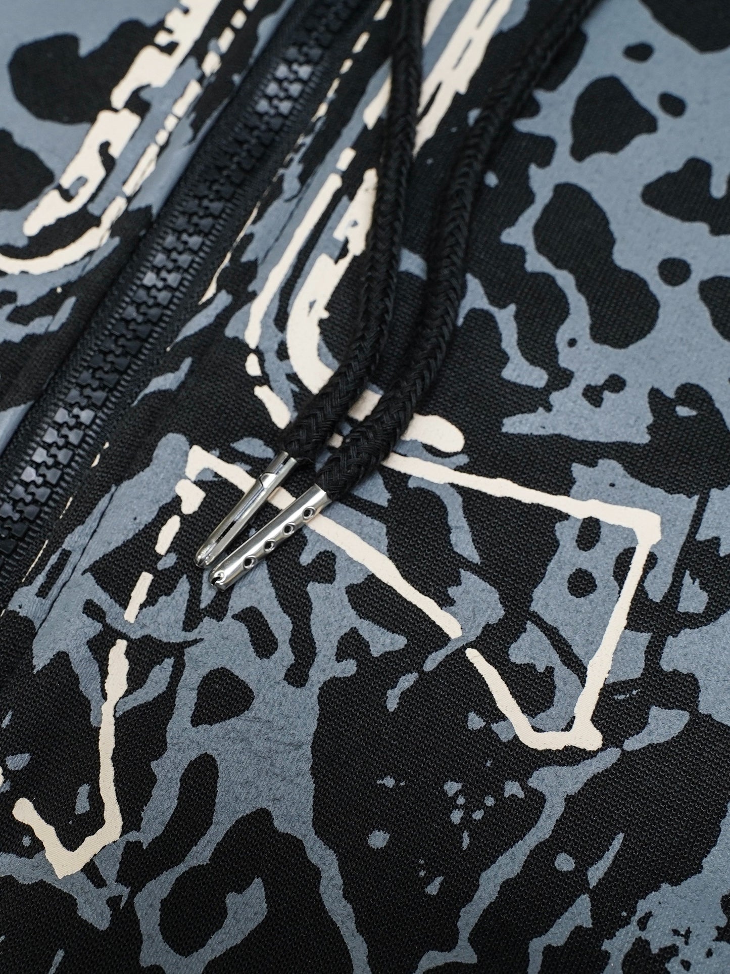 Chaqueta con capucha estampada de calaveras para hombre – Sudadera casual con cremallera para otoño/invierno