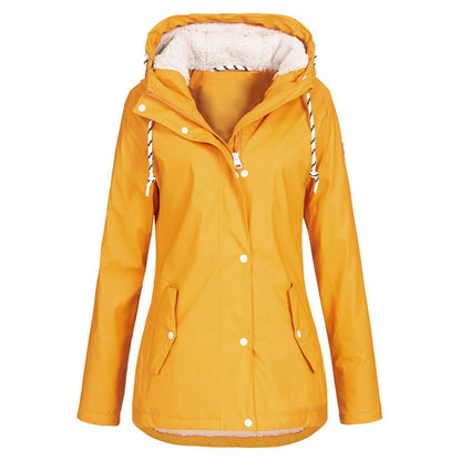 Chaqueta de deporte de invierno para mujer – Abrigo cálido cortavientos para actividades al aire libre