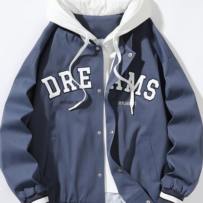 Veste à capuche Loom & Soul pour homme « DREAMS » – Manteau ample streetwear
