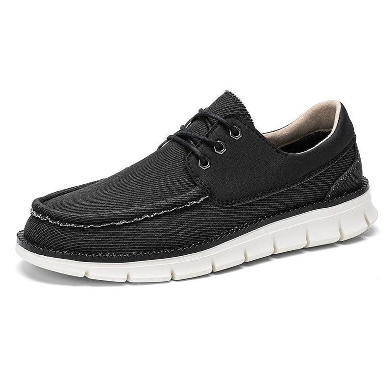 Men’s Casual Lace-Up Sneakers – Breathable Everyday Street Fit