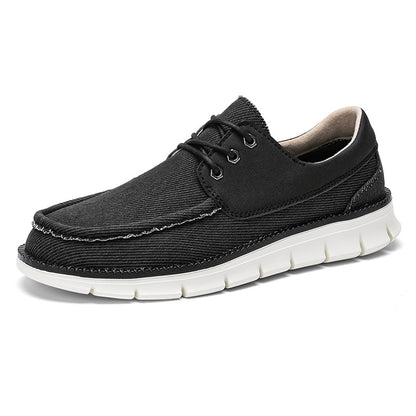 Men’s Casual Lace-Up Sneakers – Breathable Everyday Street Fit