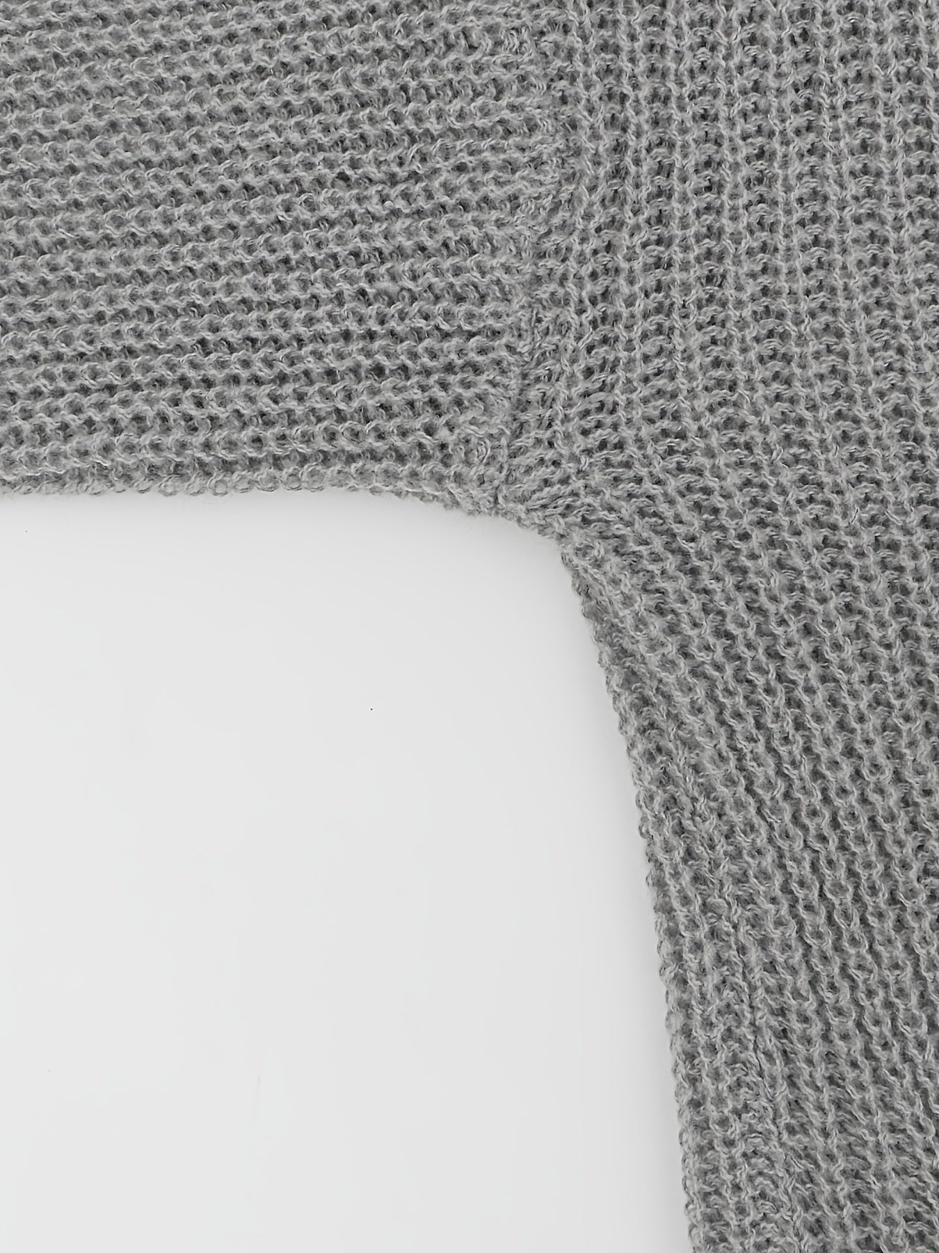 Elegante cárdigan acanalado con cuello en V profundo – Suéter de punto de otoño/invierno para mujer