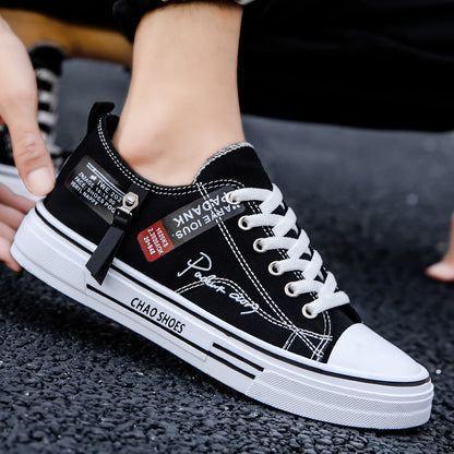 Men’s Canvas Sneakers – Everyday Lace-Up Streetwear Shoes