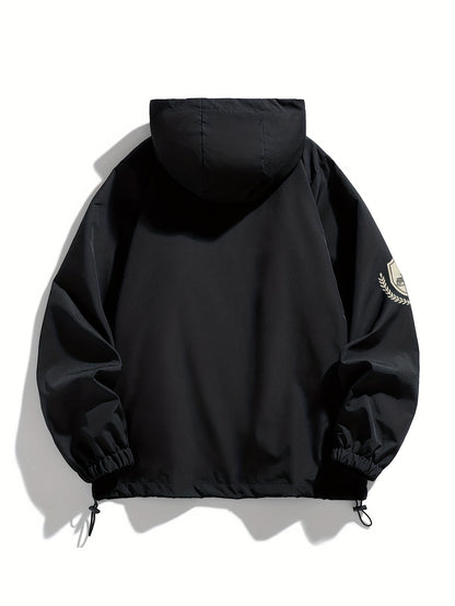 Veste à capuche coupe-vent Loom & Soul pour homme – L'indispensable léger pour l'extérieur