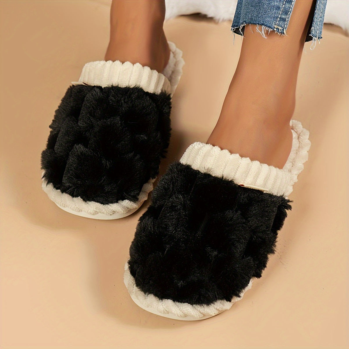 Pantuflas de Lujo Forradas para Mujer – Comodidad sin Cierres para Interiores y Exteriores