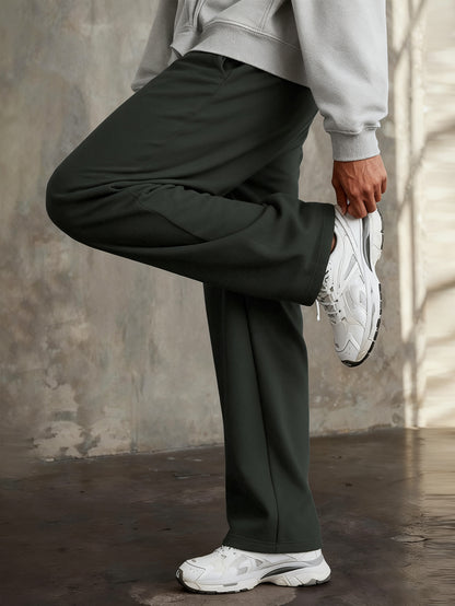 Men’s Straight-Leg Sweatpants – Modern High-Street Fit