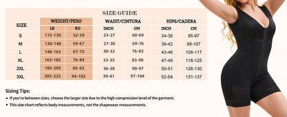 Loom & Soul™ Faja colombiana – Body moldeador de control de abdomen completo con levantamiento de glúteos y cremallera en la entrepierna