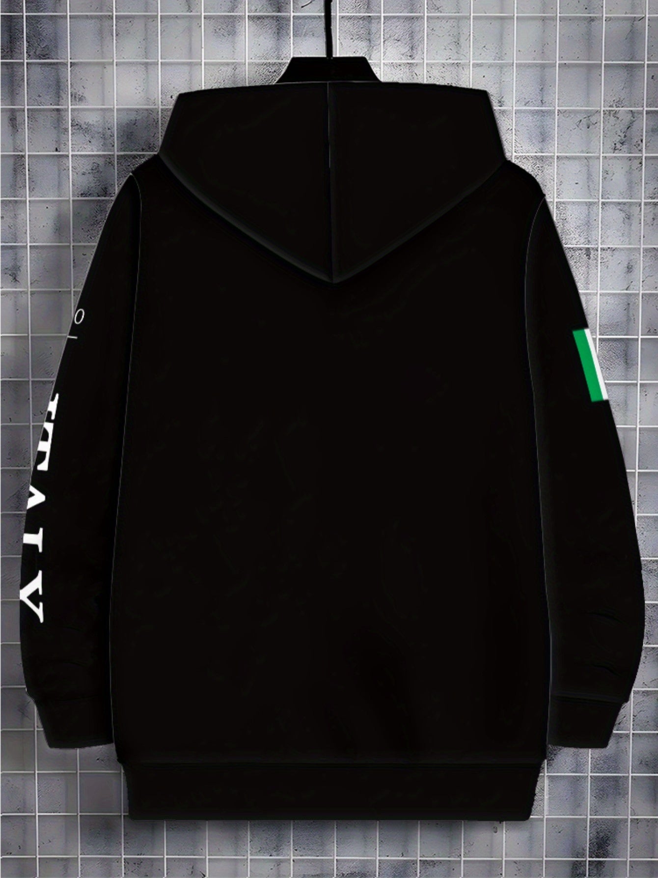 Loom & Soul – Sweat à capuche zippé italien à rayures pour homme – Sweat-shirt léger d'automne