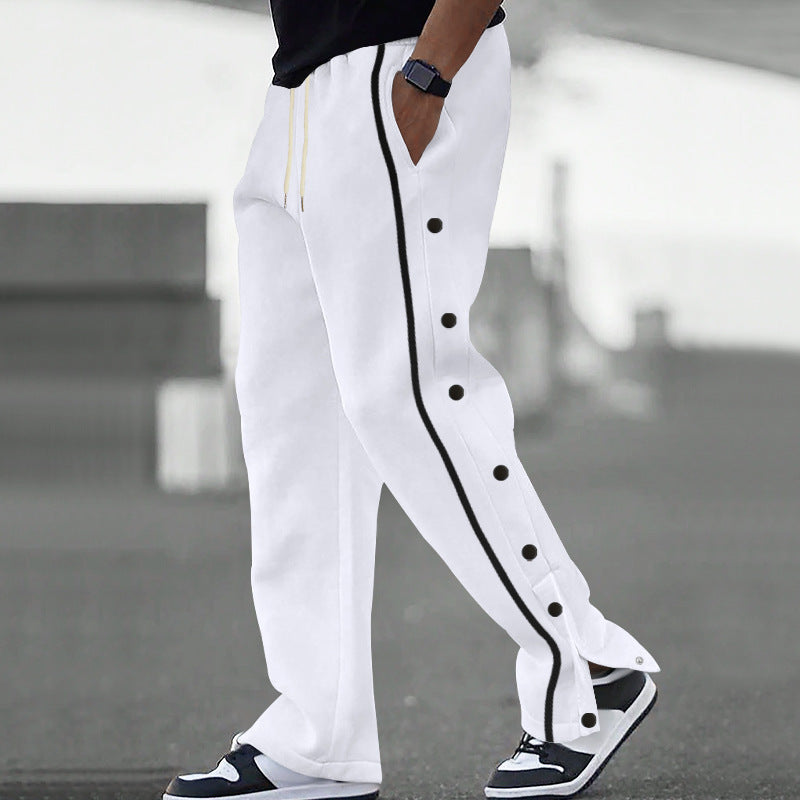 Pantalones deportivos casuales para hombre – Rectos holgados para uso diario