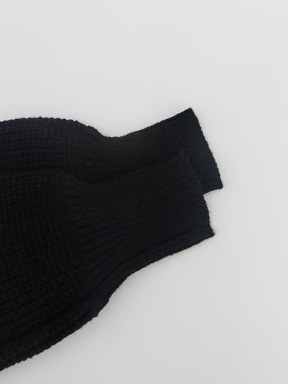 Elegante cárdigan acanalado con cuello en V profundo – Suéter de punto de otoño/invierno para mujer