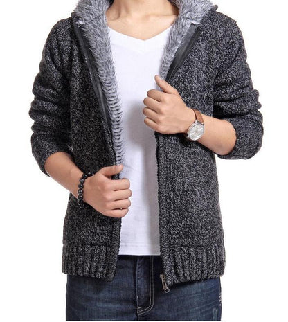 Chaqueta abrigada de mezcla de lana para hombre Loom & Soul™ – Abrigo de invierno suave de acrílico y lana para comodidad y estilo diario