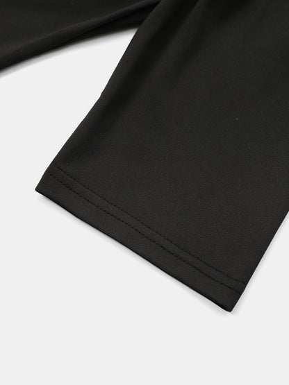 Vestido midi ajustado con cuello barco – Vestido elegante de manga corta con corte entallado