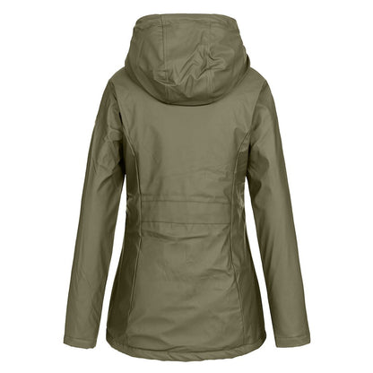 Chaqueta de deporte de invierno para mujer – Abrigo cálido cortavientos para actividades al aire libre