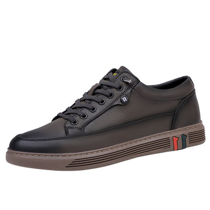 Men’s Leather Casual Shoes – Soft Upper Minimal Everyday Fit