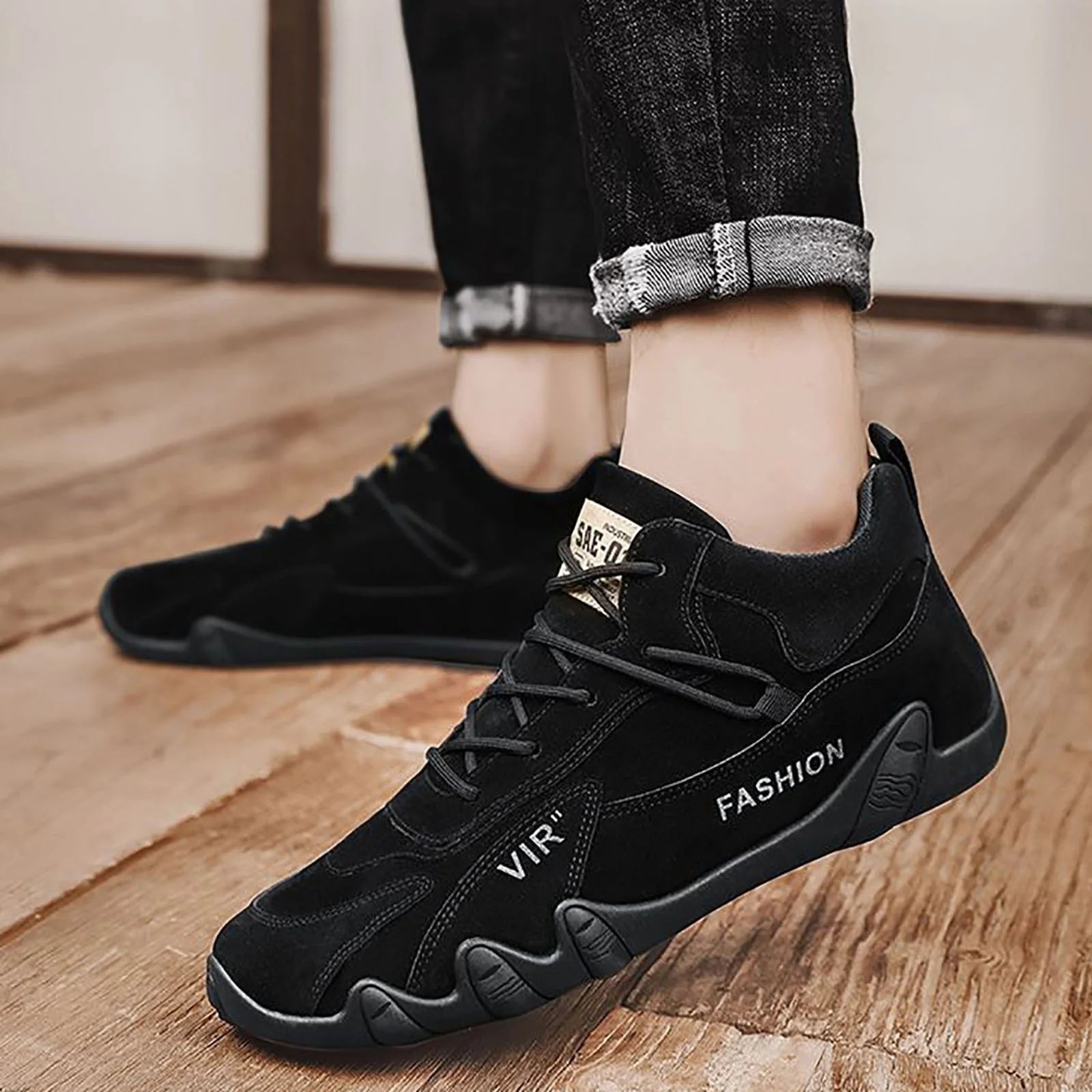 Mens White Shoes Lace up Extra Wide Dress Shoes for Men Sports Shoes for Men Popular Labor Work Shoes Wear High Top Board Shoes Casual Leisure Shoes Mens Leather Casual Shoes Size 10