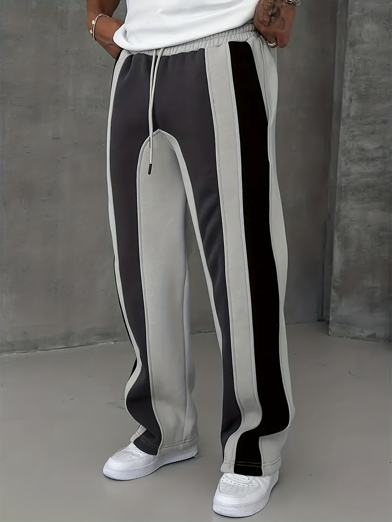 Pantalones cargo urbanos con cordón para hombre – Corte deportivo informal