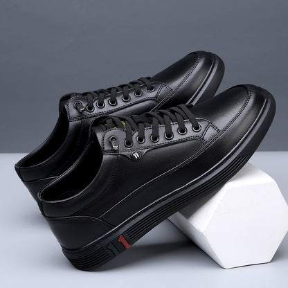 Men’s Leather Casual Shoes – Soft Upper Minimal Everyday Fit