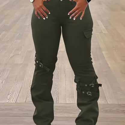 High Elastic Straight Jeans – Slim Fit Stretch Everyday Denim