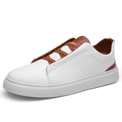 Men’s Waterproof Suede Sneakers – Premium Lace-Up Casual Shoes