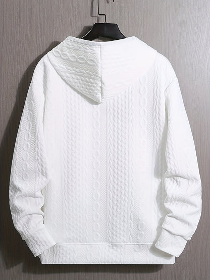 Sweat à capuche sport pour homme – Manches longues couleur unie 280 g/m²