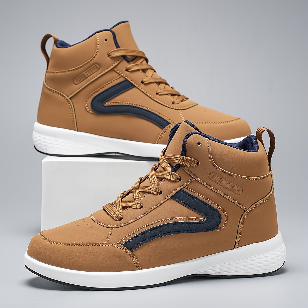 Zapatillas altas clásicas retro – Calzado de moda urbano informal