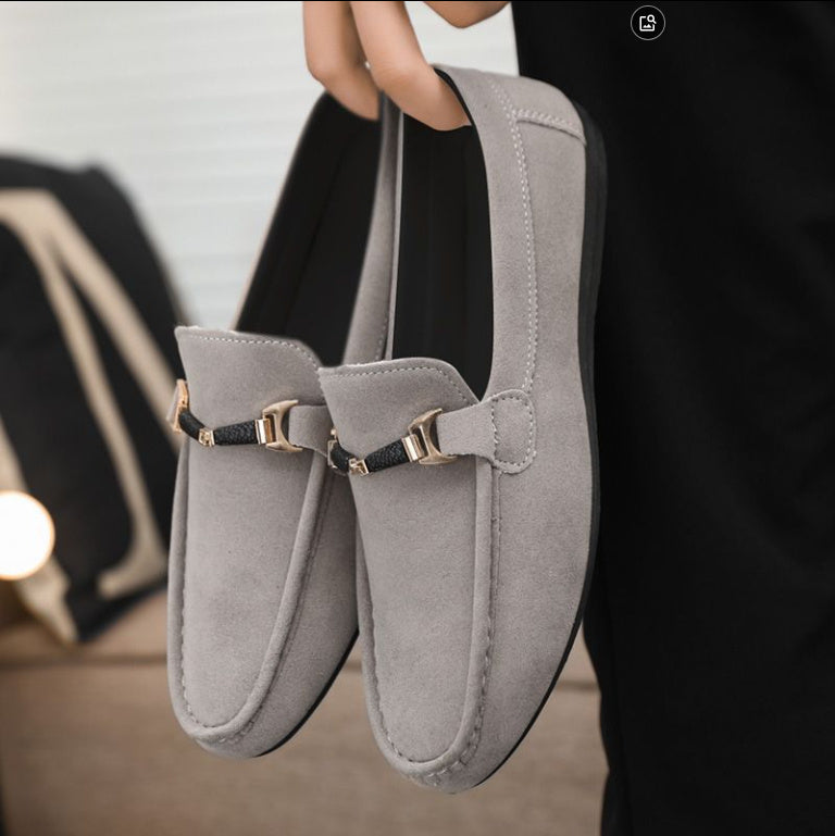 Zapatos de Lona Coreanos para Hombre Loom & Soul™ – Mocasines Casuales Ligeros y Transpirables sin Cordones con Diseño de Rayas
