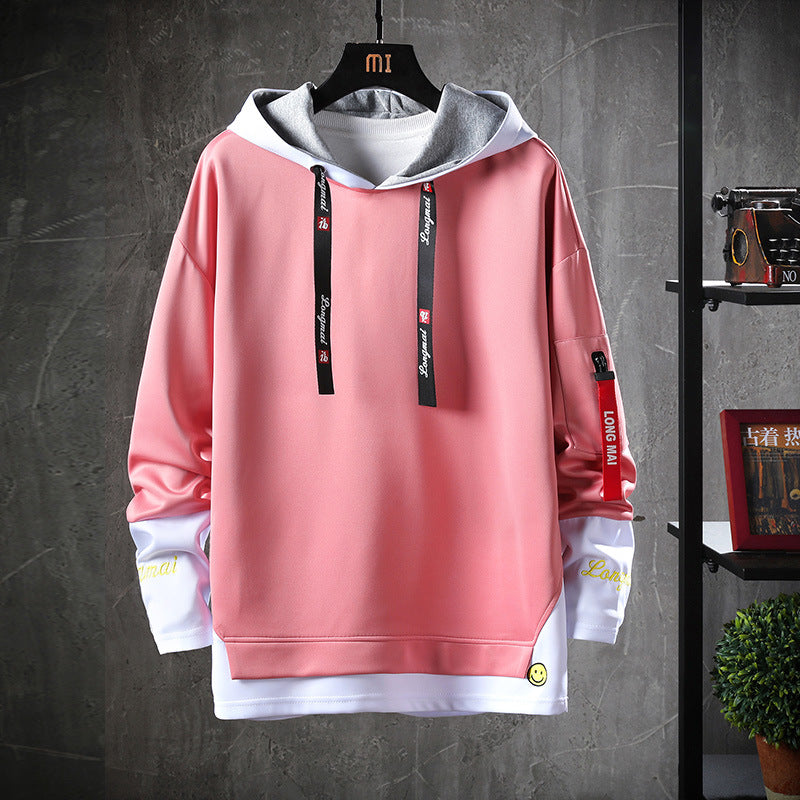 Sudadera con capucha informal de hombre – Manga larga estilo urbano