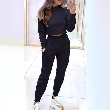 Women’s Sport Luxe Set – Zip Pullover & Slim Fit Trousers