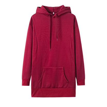 CloudSoft™ Women’s Loose Pullover Hoodie – Effortless Comfort Meets Everyday Style