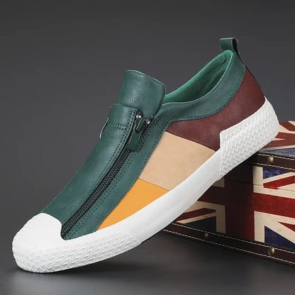 Mocasines de Cuero Premium VARELLO™ para Hombre – Zapatos de Conducir Casuales de Alta Calidad | Mocasines Cómodos, Transpirables, Resistentes al Desgaste y de Tallas Grandes