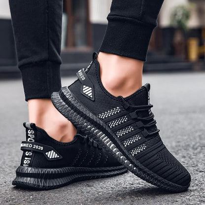 Zapatillas Flyknit para Hombre – Calzado Informal Ligero y Transpirable para Caminar