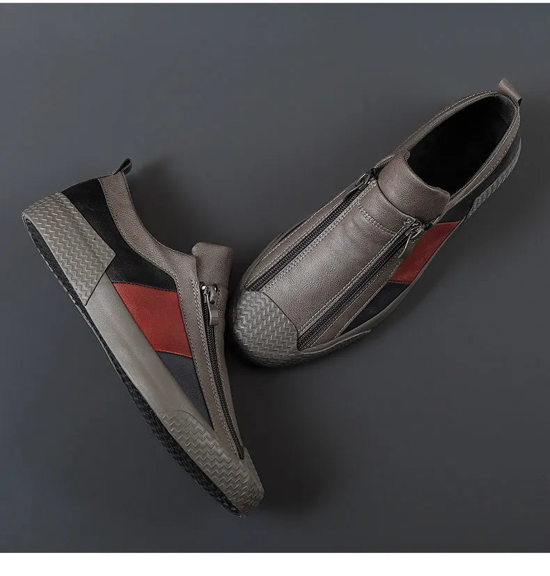 Mocasines de Cuero Premium VARELLO™ para Hombre – Zapatos de Conducir Casuales de Alta Calidad | Mocasines Cómodos, Transpirables, Resistentes al Desgaste y de Tallas Grandes