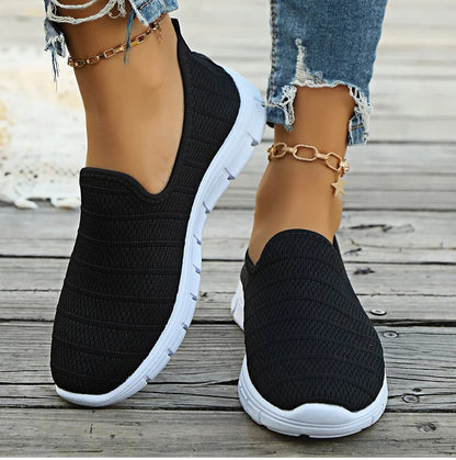 Zapatillas sin cordones AirFlex – Zapatos cómodos ligeros de malla para mujer | Calzado transpirable casual para uso diario