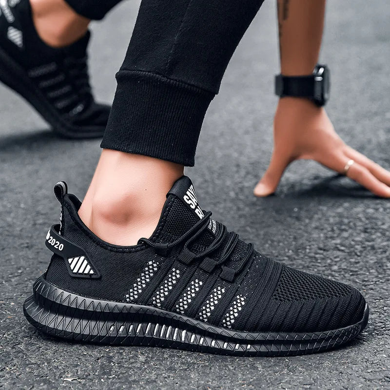 Zapatillas Flyknit para Hombre – Calzado Informal Ligero y Transpirable para Caminar