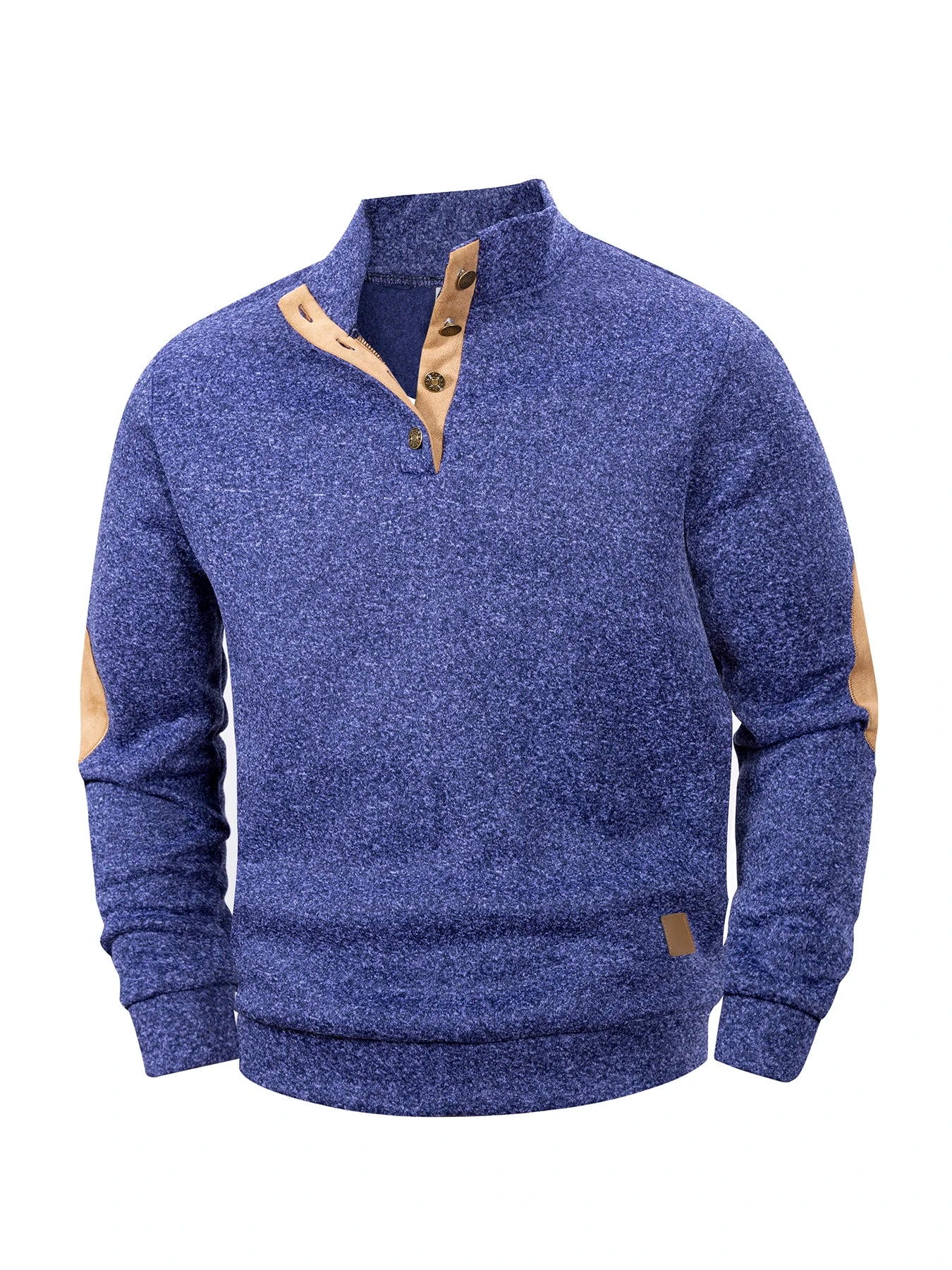 Jersey de cuello alto sin mangas para hombre – Chaleco informal de punto ligero