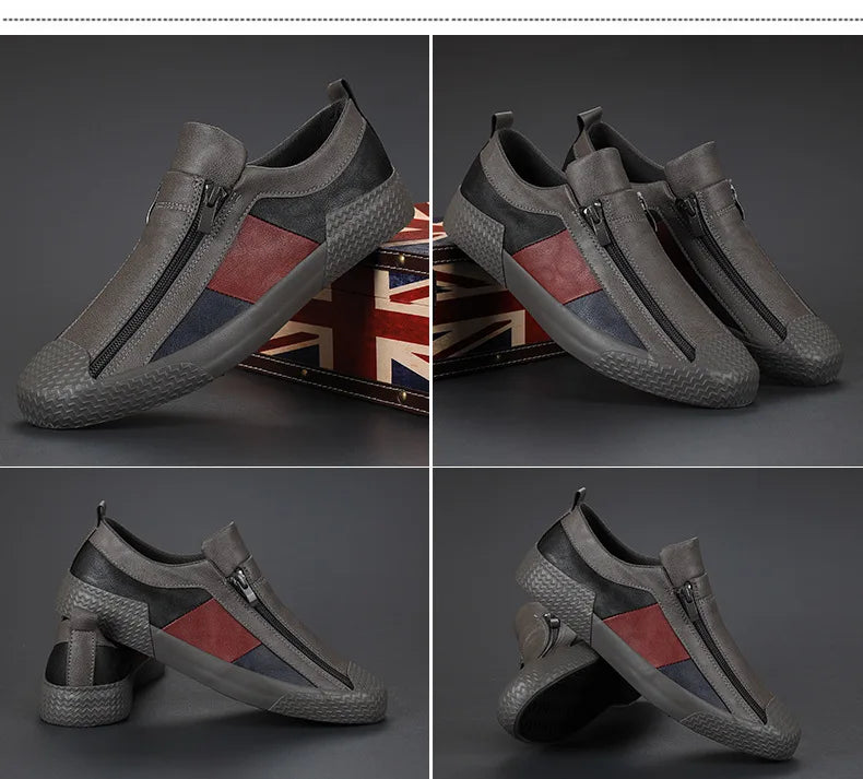 Mocasines de Cuero Premium VARELLO™ para Hombre – Zapatos de Conducir Casuales de Alta Calidad | Mocasines Cómodos, Transpirables, Resistentes al Desgaste y de Tallas Grandes
