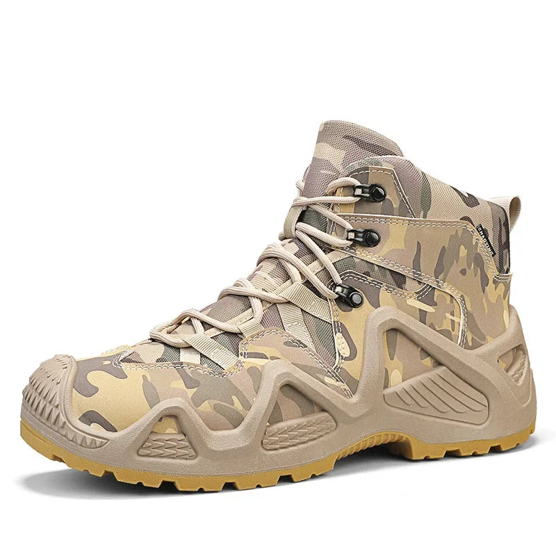 Zapatillas de senderismo Oxford para hombre – Botas deportivas de lona impermeables, antideslizantes Tallas 39–46
