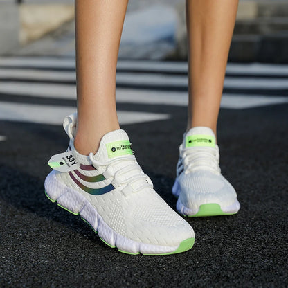Zapatillas de Malla con Cordones para Hombre – Calzado Informal Ligero y Transpirable para Caminar
