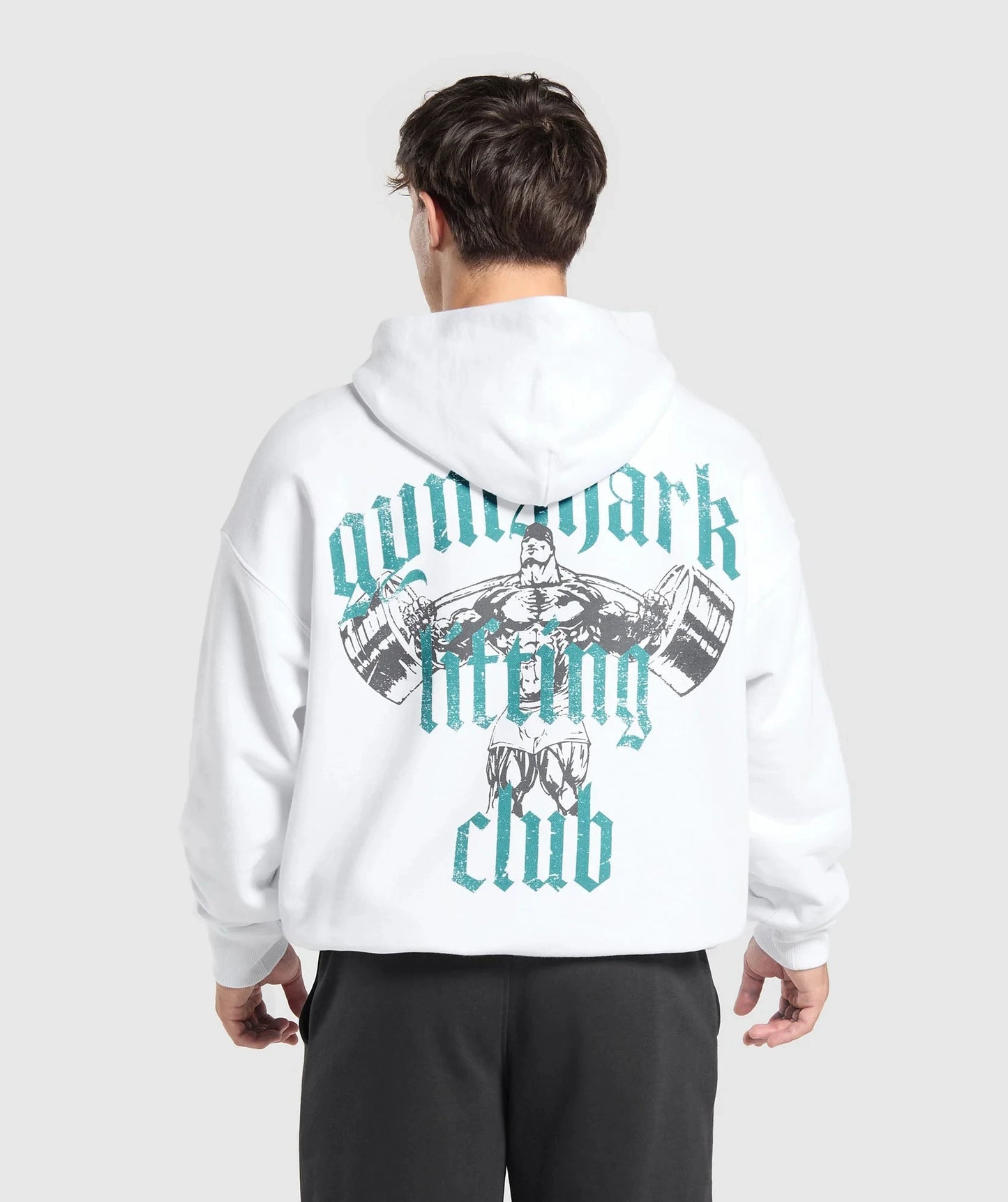 Sudadera con capucha de algodón estampado CoreFit™ para hombre – Sudadera cálida casual para otoño/invierno