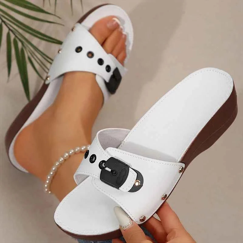 Luxury Wedge Heel Sandals – Elegant Summer Comfort Style