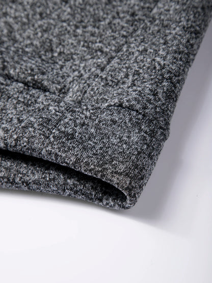 Sudadera con capucha y cremallera de cuello alto para hombre WHWR – Sudadera informal de primavera y otoño