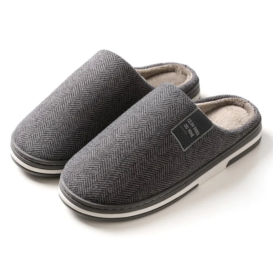 Loom & Soul™ Pantuflas de peluche CozyStep | Zapatillas de interior unisex de invierno cálidas de vellón – Antideslizantes, suaves y ultracómodas