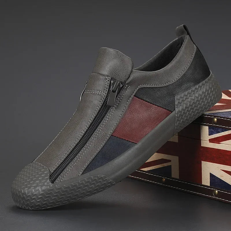 Mocasines de Cuero Premium VARELLO™ para Hombre – Zapatos de Conducir Casuales de Alta Calidad | Mocasines Cómodos, Transpirables, Resistentes al Desgaste y de Tallas Grandes