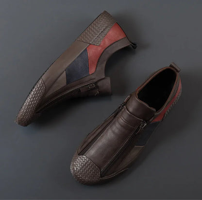 Mocasines de Cuero Premium VARELLO™ para Hombre – Zapatos de Conducir Casuales de Alta Calidad | Mocasines Cómodos, Transpirables, Resistentes al Desgaste y de Tallas Grandes