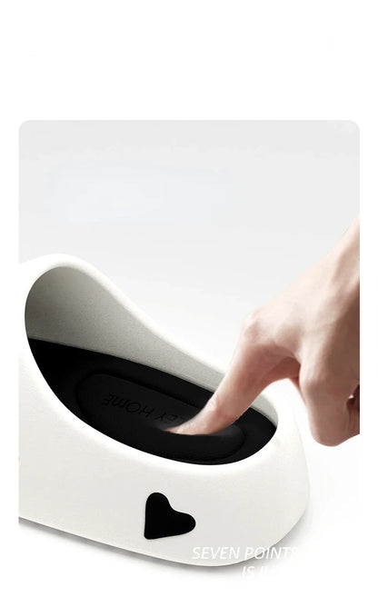 Women’s Love Heart Cloud Slippers – Non-Slip EVA Platform Sandals Indoor/Outdoor