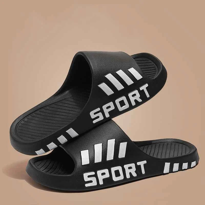Men’s Thick Sole Slides – Non-Slip Summer Comfort Style