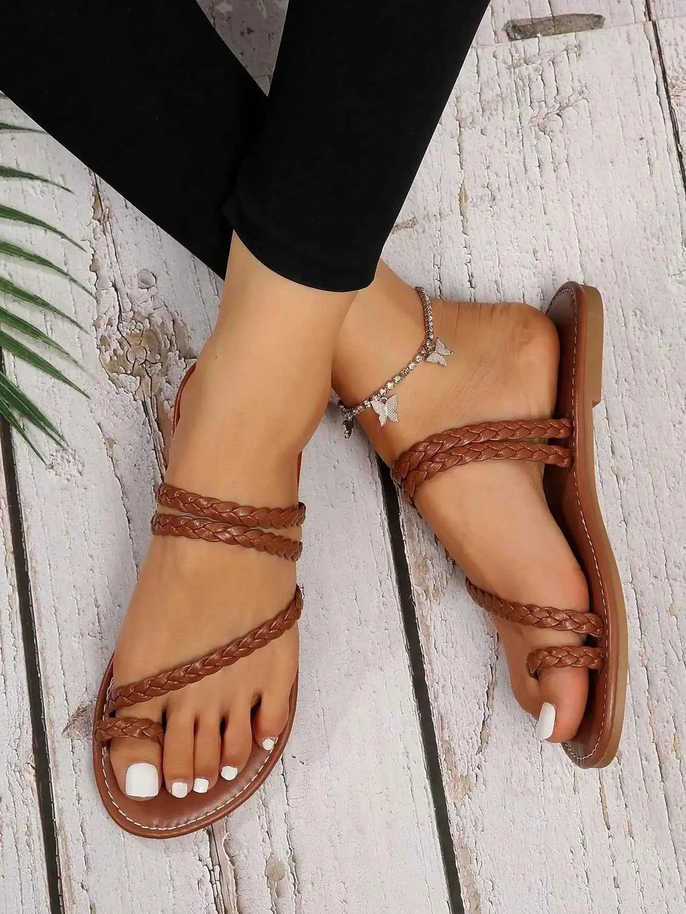 Minimal Flat Sandals – Lightweight Soft Sole Summer Style