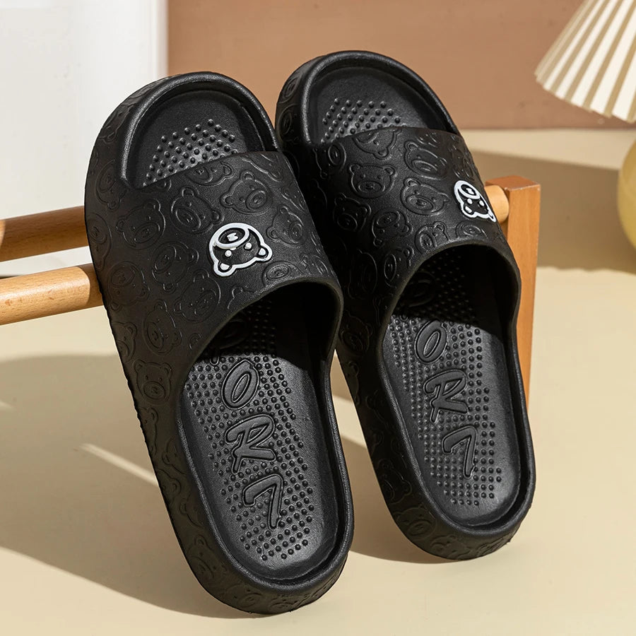 Pantuflas antideslizantes Little Bear™ EVA de plataforma para hombre – Para interiores