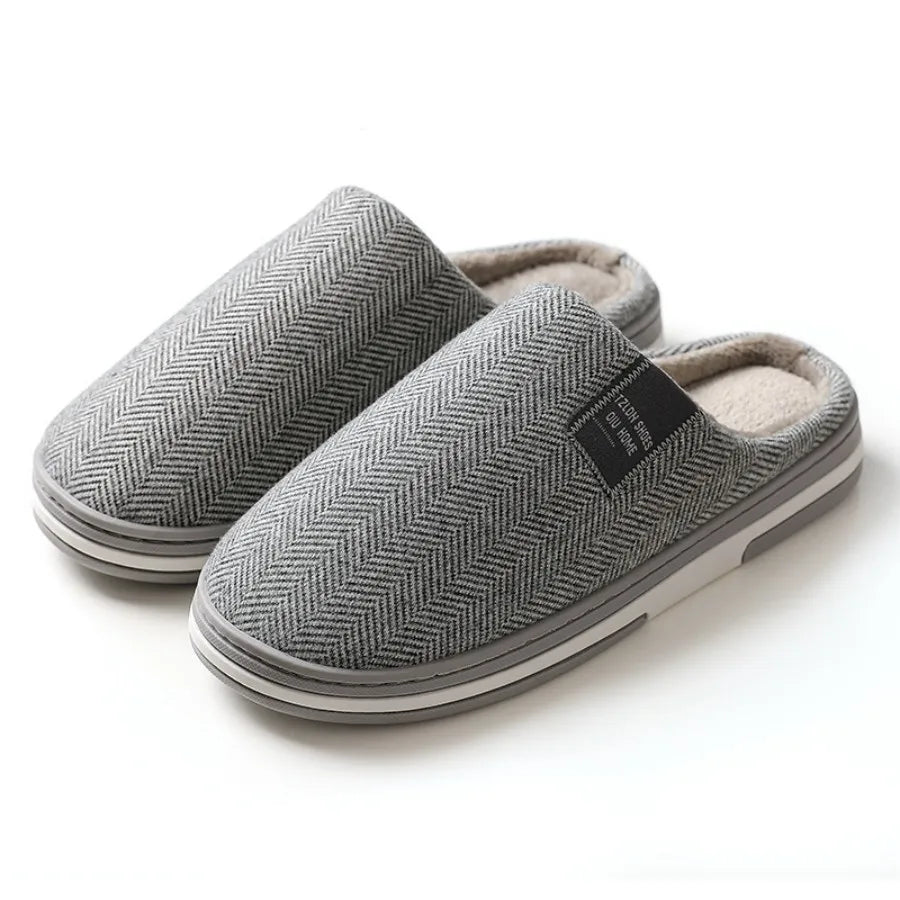 Loom & Soul™ Pantuflas de peluche CozyStep | Zapatillas de interior unisex de invierno cálidas de vellón – Antideslizantes, suaves y ultracómodas
