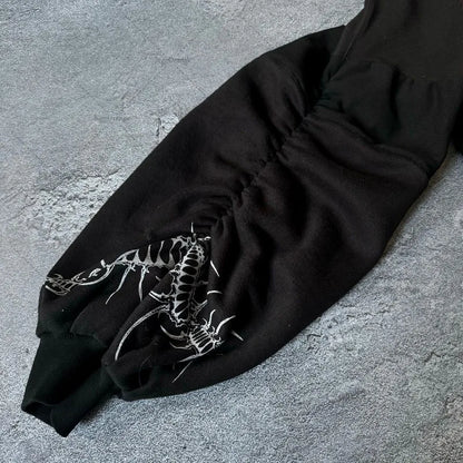 Sudadera con capucha hip-hop para hombre BiggOrange – Sudadera extragrande de algodón estilo urbano